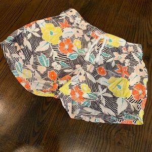 Girls size small drawstring shorts